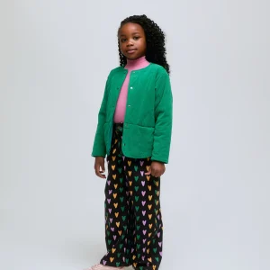 Pantalón negro de niña con estampado Cupido Lines