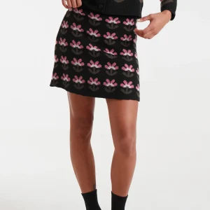 Falda corta jacquard con estampado Baboushka Small