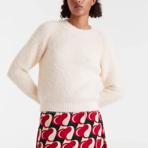 Jersey punto con textura blanco