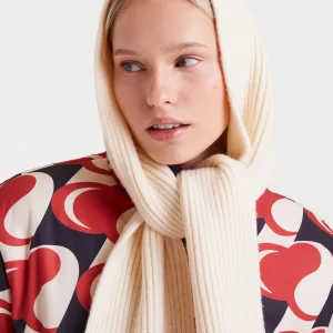 Gorro beanie punto fino blanco