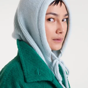 Pasamontañas punto fino azul