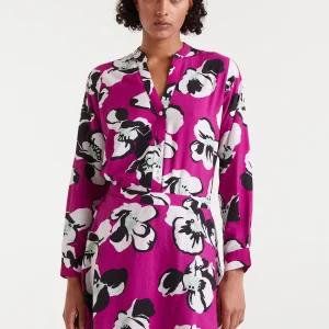 Camisa con estampado Vivid Viola