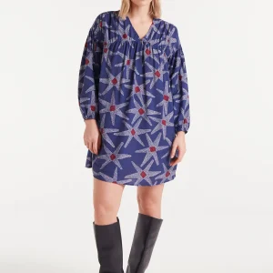 Vestido corto con estampado Starships