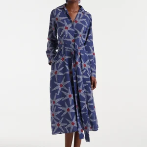 Vestido midi con estampado Starships