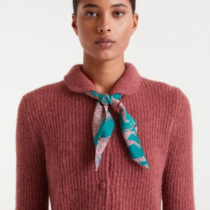 Pañuelo crepé ligero con estampado Onca