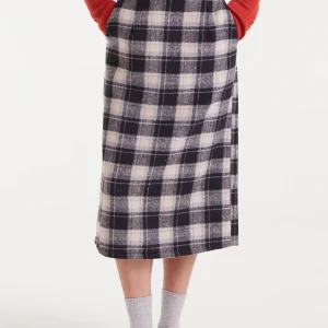 Falda con estampado Black Checks