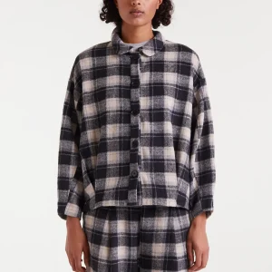Camisa con estampado Black Checks