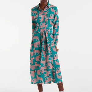 Vestido midi con estampado Onca