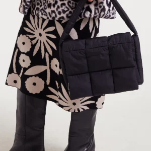 Bolso acolchado negro