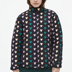 Abrigo corto con estampado Cupido Lines