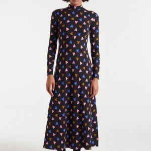 Vestido largo con estampado Potpourri