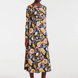 Vestido midi con estampado Baboushka