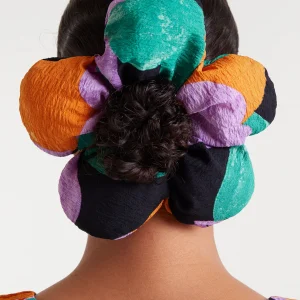 Coletero con forma de flor estampado Apricot