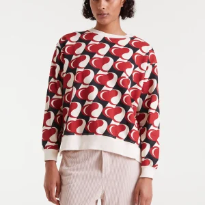 Sudadera con estampado Heart Attack