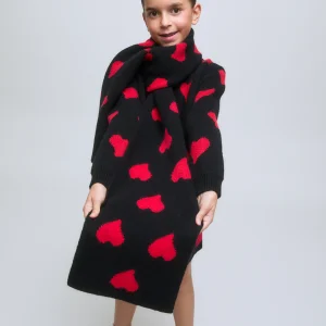 Bufanda de niña con estampado Heart Attack