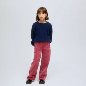 Pantalón ancho de niña de color rosa