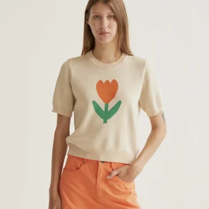 Jersey punto con estampado Tulip Big