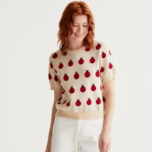 Jersey punto con estampado Red Coccinella