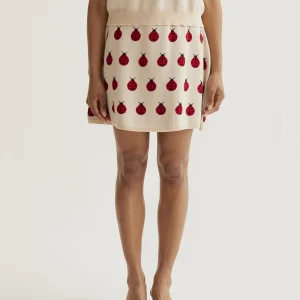 Falda corta con estampado Red Coccinella