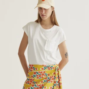 Camiseta  básica 100% algodón blanco