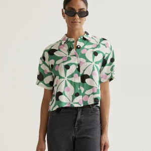 Camisa con estampado Hosta