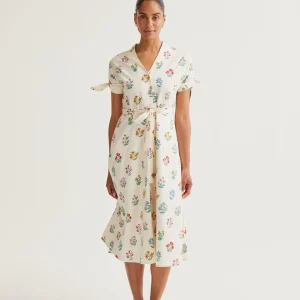 Vestido midi con estampado Gardener