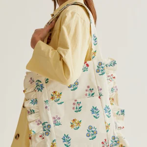 Bolso acolchado con estampado Gardener