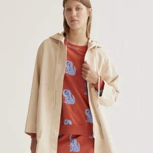 Gabardina con print de Perrito