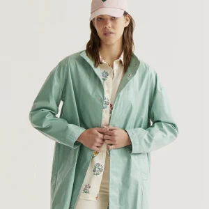 Gabardina 100% algodón verde