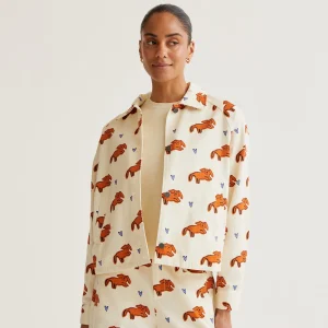 Chaqueta con estampado Tochi