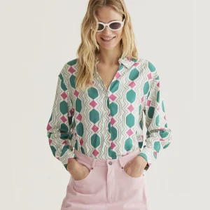 Camisa con estampado Geometric