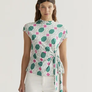 Camiseta con estampado Geometric