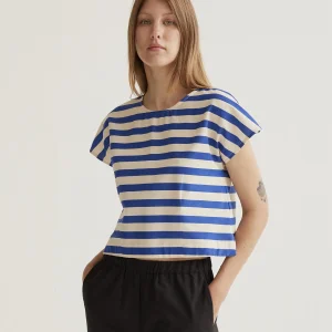 Top con estampado Bamboo Blue