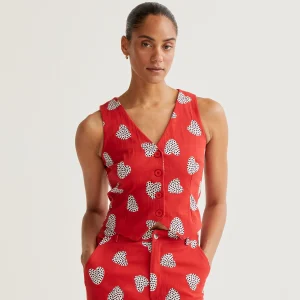 Chaleco con estampado Harmony Red