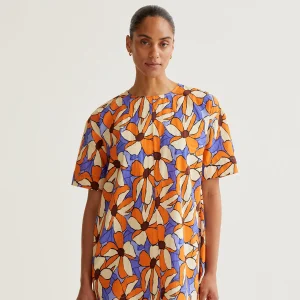 Vestido corto con estampado Marigold