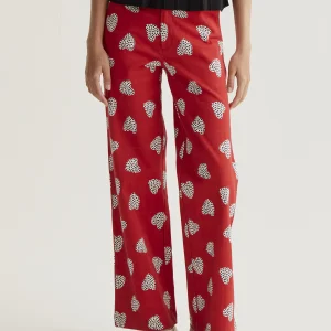 Pantalón con estampado Harmony Red