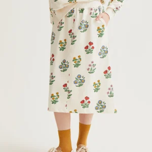 Falda con estampado Gardener