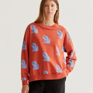 Sudadera con estampado Brown Dog