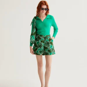 Shorts con estampado Palm Tree