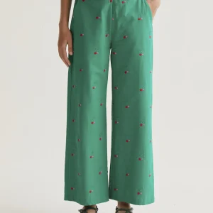 Pantalón con estampado Green Cherries
