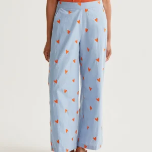 Pantalón con estampado Hearts