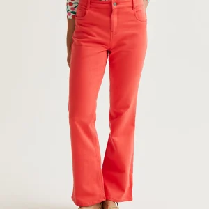 Pantalón vaquero rojo