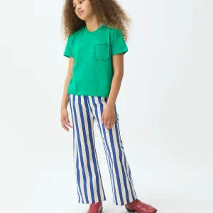 Camiseta 100% algodón de niña verde