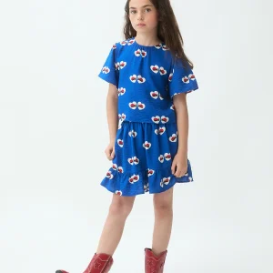 Falda corta de niña con estampado Coccinella