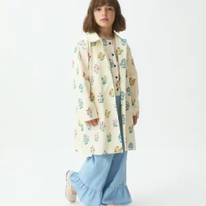 Gabardina de niña con estampado Gardener
