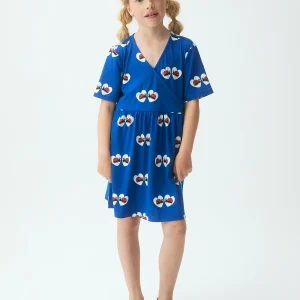 Vestido corto de niña con estampado Coccinella