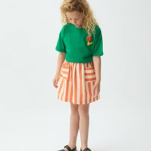 Camiseta de niña con bordado de Tulipán