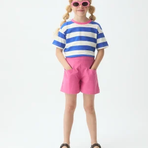 Shorts de niña 100% algodón rosa