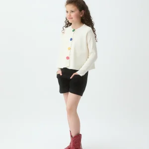 Shorts de niña 100% algodón negro