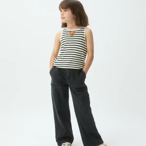 Jeans de niña denim negro